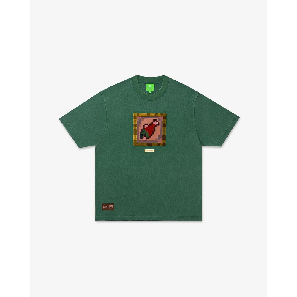 VeryCool Minecraft Salmon Tee Green Small New With Tags